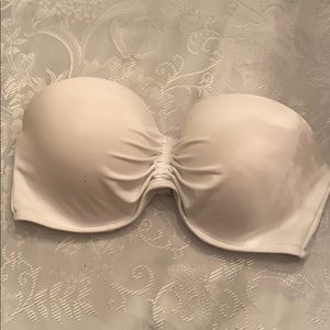 Victoria Secret White Bandeau Top